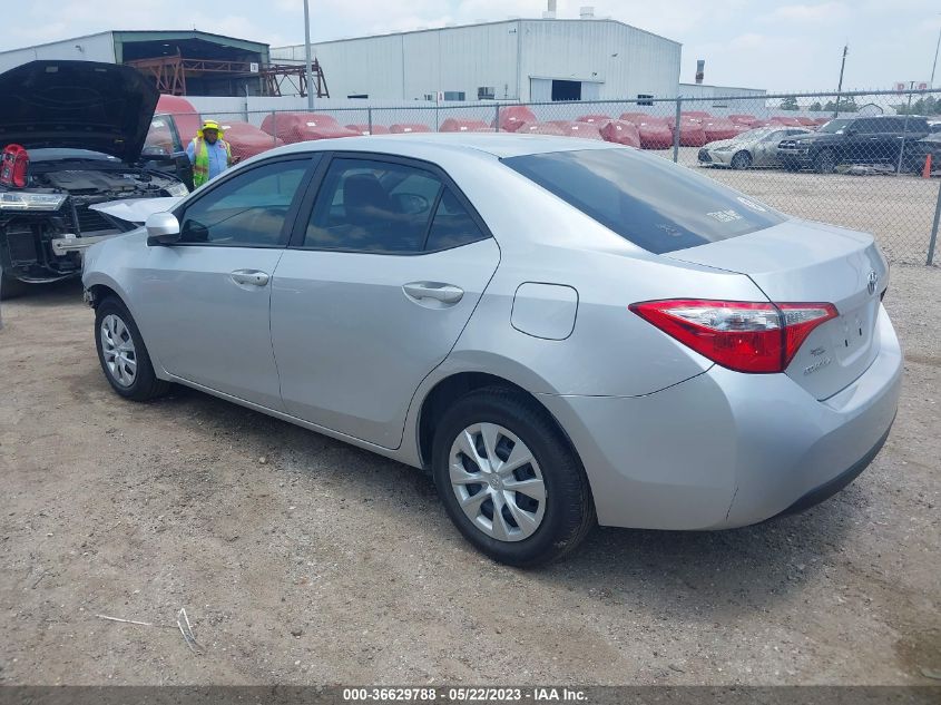 2016 TOYOTA COROLLA L/LE/S/S PLUS/LE PLUS - 2T1BURHE7GC614545