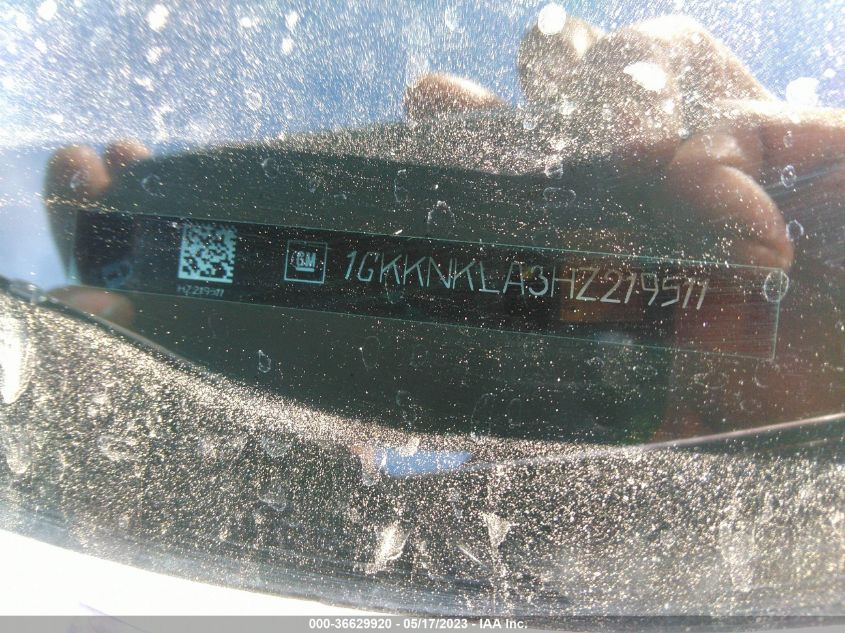 2017 GMC ACADIA SLE - 1GKKNKLA3HZ219511