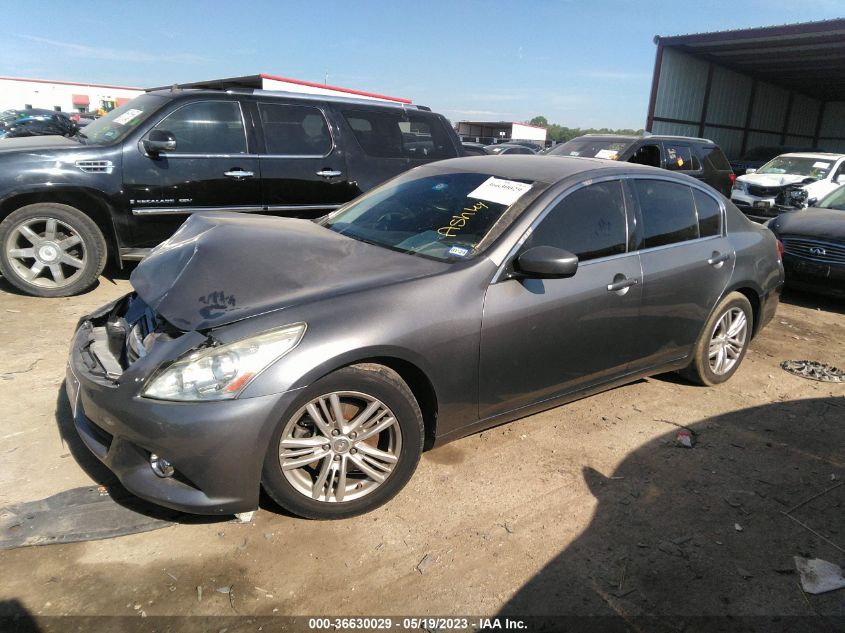 2013 INFINITI G37 SEDAN JOURNEY - JN1CV6APXDM722638