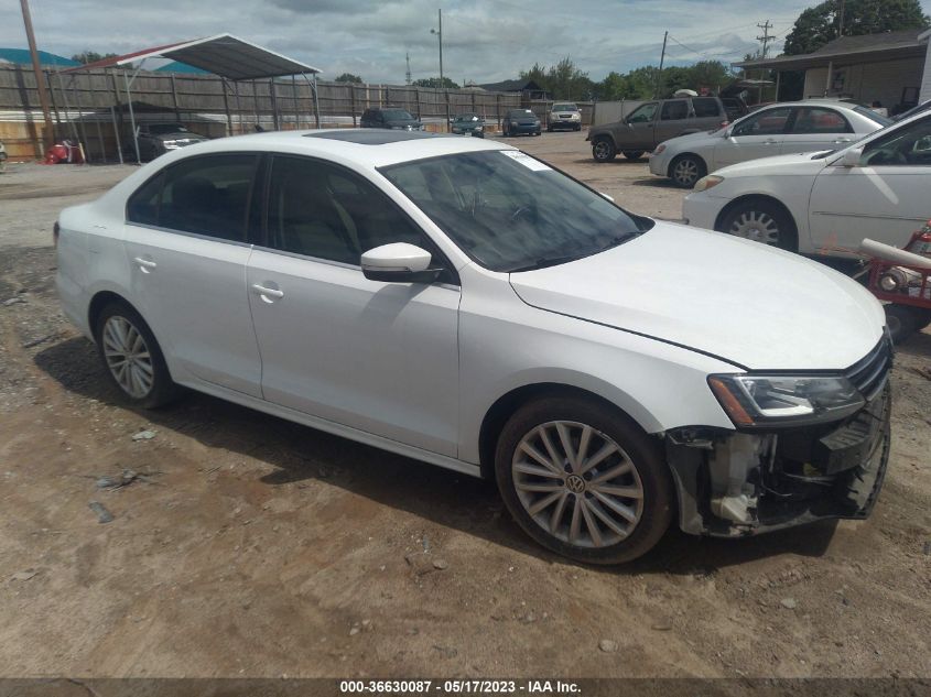 2016 VOLKSWAGEN JETTA SEDAN 1.8T SEL - 3VWL07AJ4GM397150