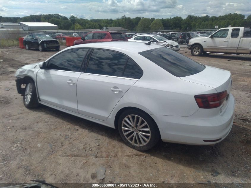 2016 VOLKSWAGEN JETTA SEDAN 1.8T SEL - 3VWL07AJ4GM397150