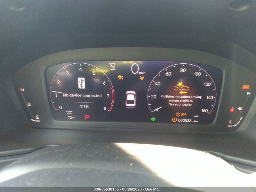 2023 HONDA ACCORD SEDAN EX - 1HGCY1F30PA024575