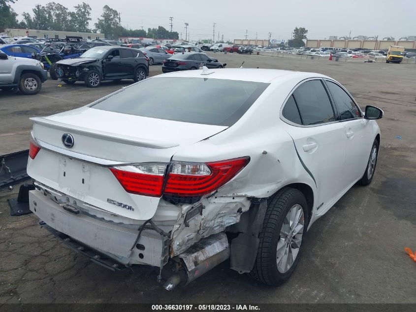 2013 LEXUS ES 300H HYBRID JTHBW1GG7D2018312