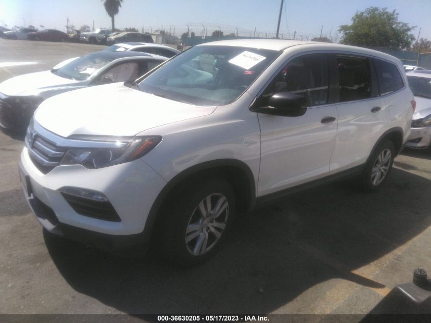 2018 HONDA PILOT LX - 5FNYF5H12JB031703