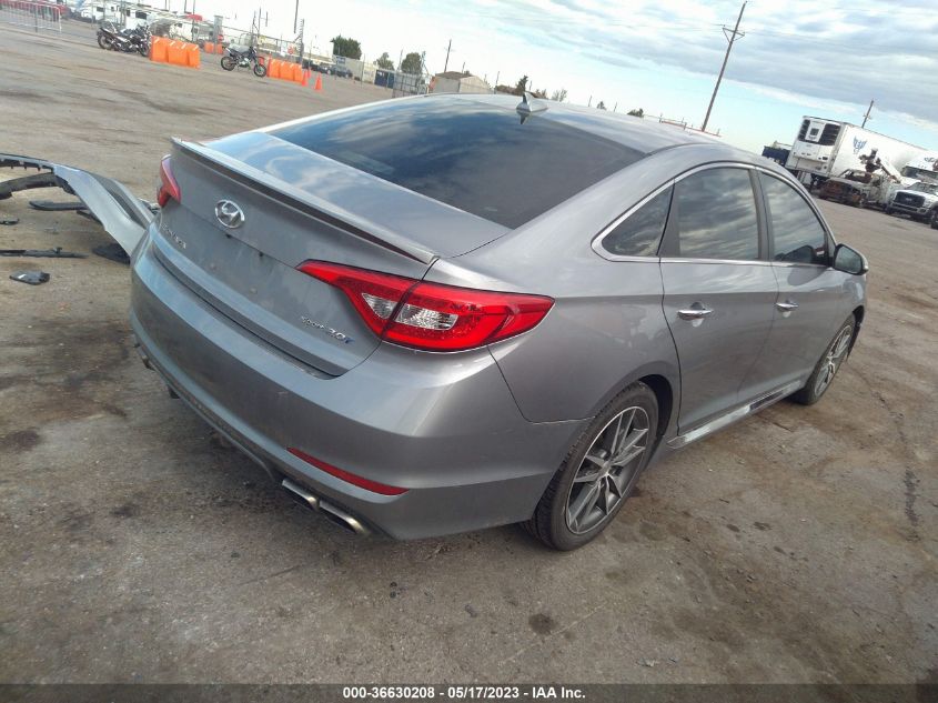 2015 HYUNDAI SONATA 2.0T SPORT - 5NPE34AB2FH095905