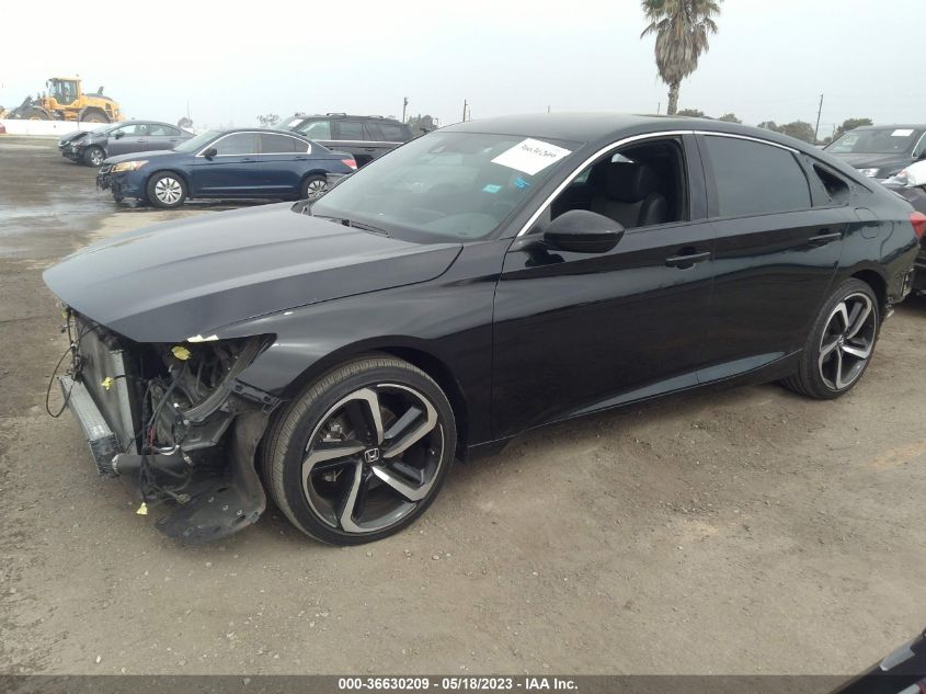 2021 HONDA ACCORD SEDAN SPORT - 1HGCV1F3XMA004709