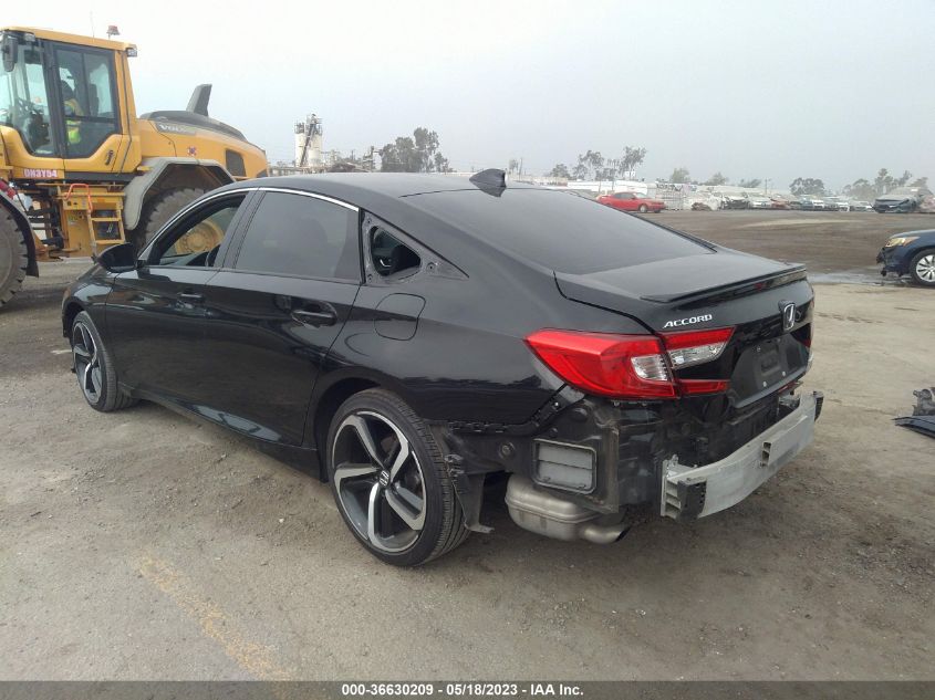 2021 HONDA ACCORD SEDAN SPORT - 1HGCV1F3XMA004709