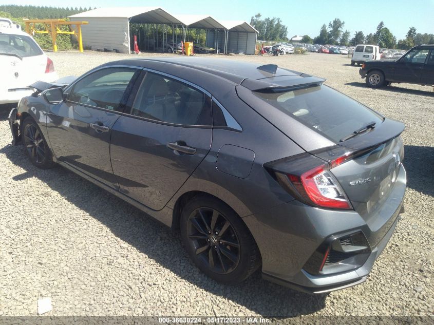 2021 HONDA CIVIC HATCHBACK EX - SHHFK7H67MU403369