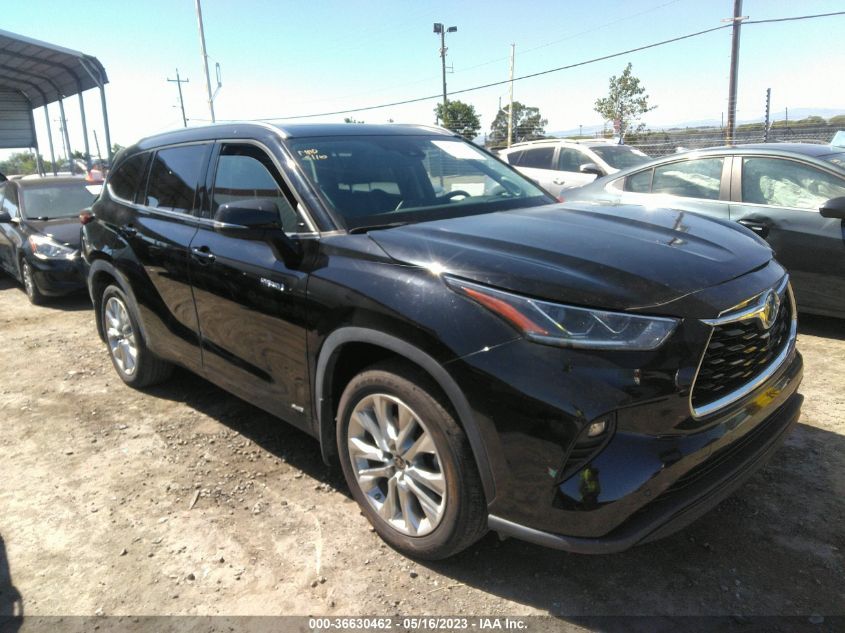 2021 TOYOTA HIGHLANDER HYBRID LIMITED - 5TDDBRCH4MS528872