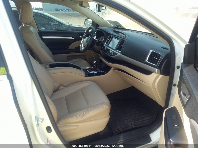 2016 TOYOTA HIGHLANDER XLE - 5TDKKRFH4GS165917