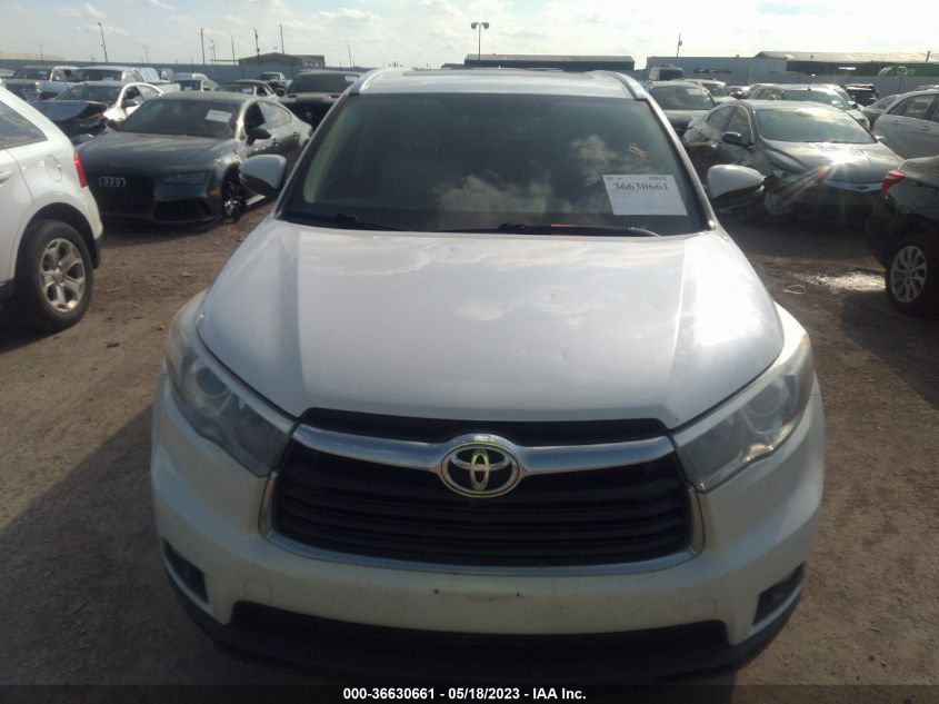 2016 TOYOTA HIGHLANDER XLE - 5TDKKRFH4GS165917
