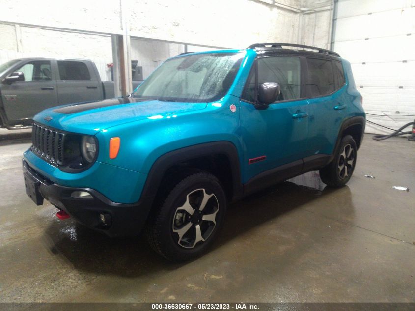 VIN ZACNJDC19MPN34450 2021 JEEP RENEGADE TRAILHAWK