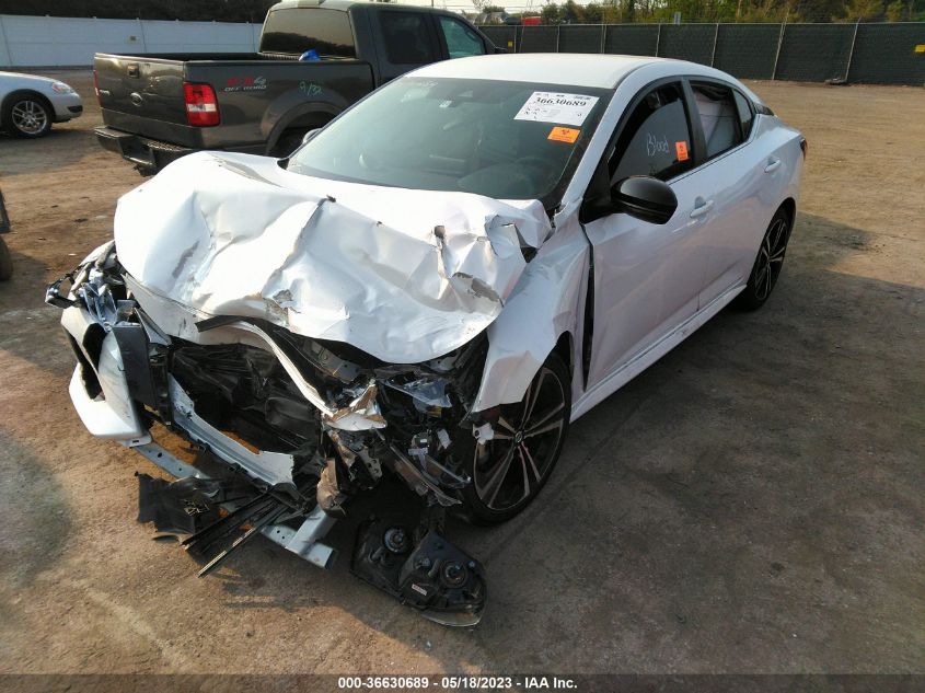 2022 NISSAN SENTRA SR - 3N1AB8DV1NY256215