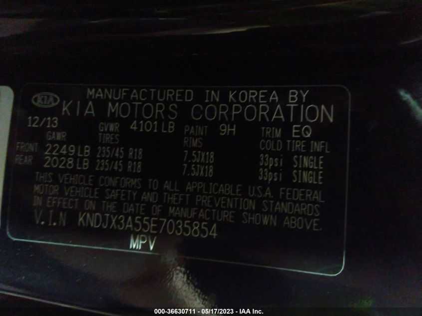 2014 KIA SOUL ! - KNDJX3A55E7035854