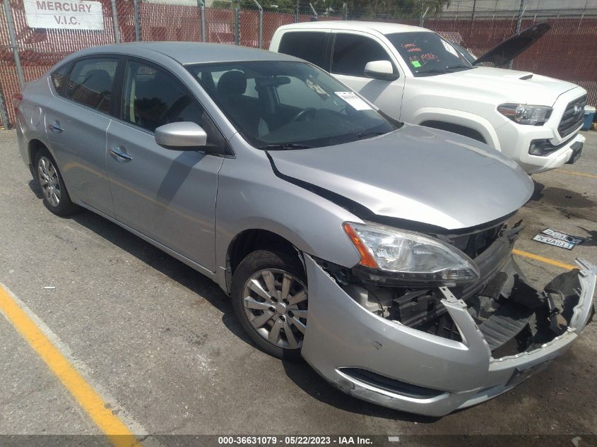 2014 NISSAN SENTRA S/FE+ S/SV/FE+ SV/SR/SL - 3N1AB7AP5EY214758