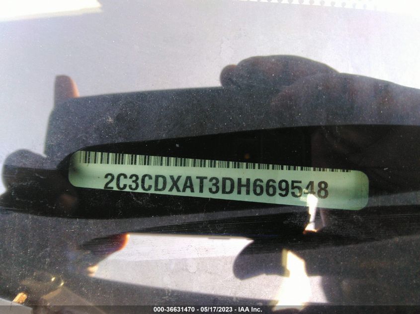 2013 DODGE CHARGER POLICE - 2C3CDXAT3DH669548