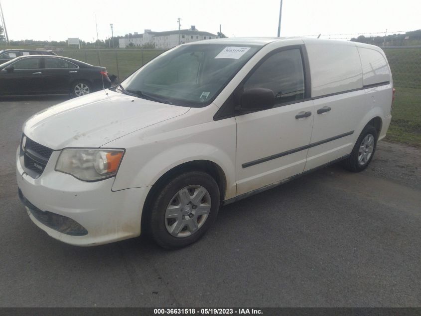 2013 RAM CARGO VAN TRADESMAN 2C4JRGAG3DR545104