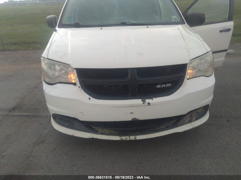 2013 RAM CARGO VAN TRADESMAN 2C4JRGAG3DR545104