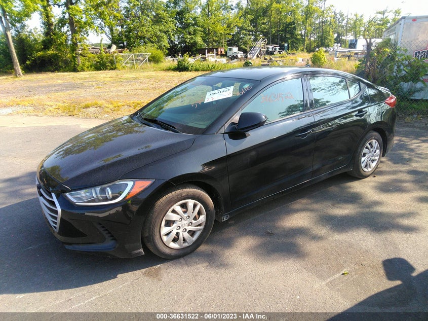 VIN 5NPD74LF0HH107178 2017 HYUNDAI ELANTRA SE