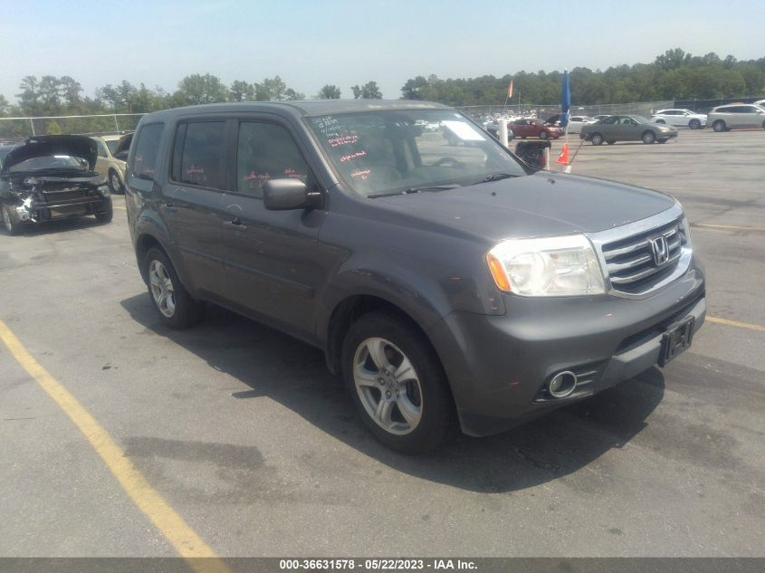 2013 HONDA PILOT EX-L - 5FNYF4H66DB012050