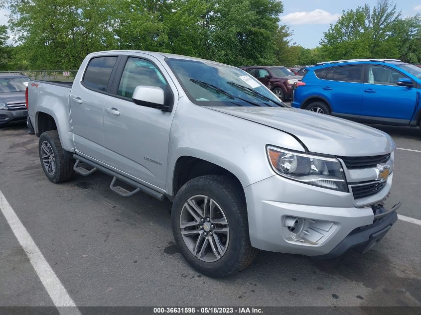 2019 CHEVROLET COLORADO 4WD WORK TRUCK - 1GCGTBEN6K1179812
