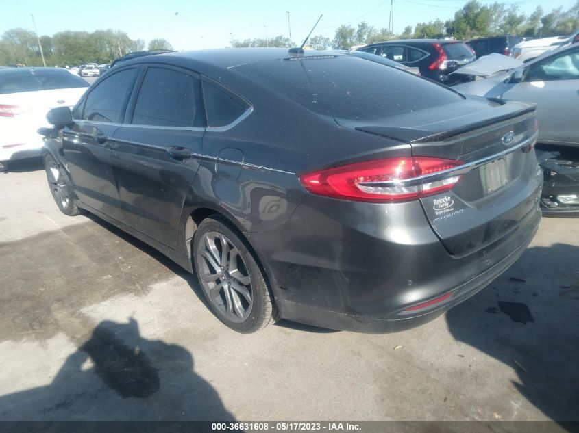 2017 FORD FUSION SE - 3FA6P0HD6HR341997