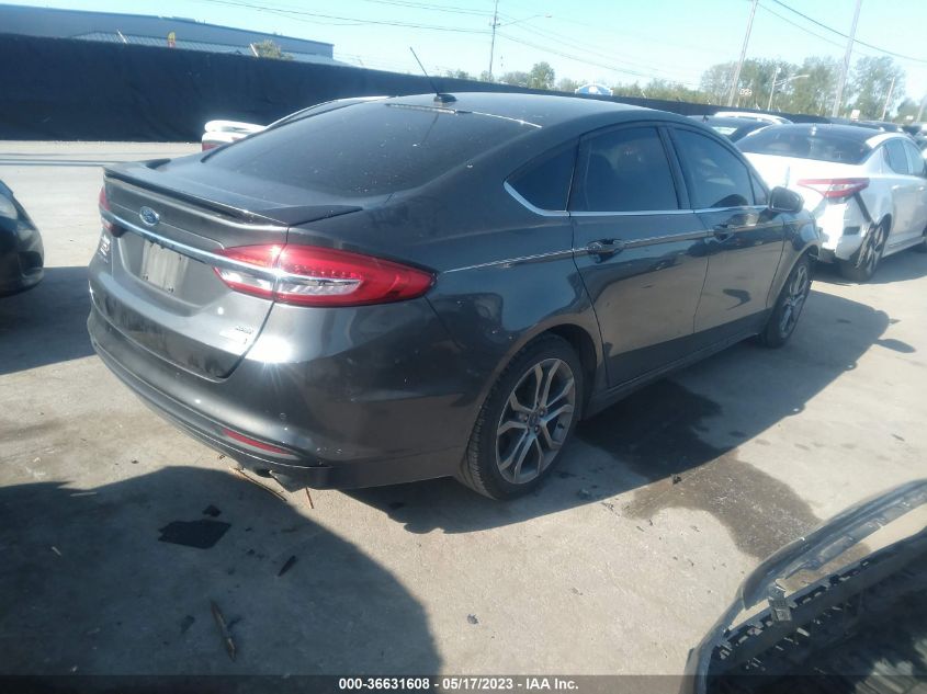 2017 FORD FUSION SE - 3FA6P0HD6HR341997