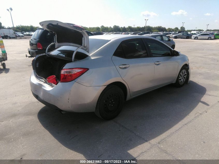 2017 TOYOTA COROLLA L/LE/XLE/SE - 2T1BURHE4HC887377