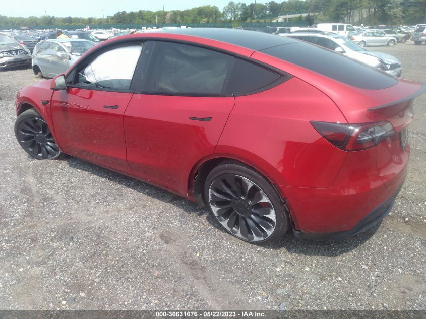 2021 TESLA MODEL Y PERFORMANCE - 5YJYGDEFXMF195017