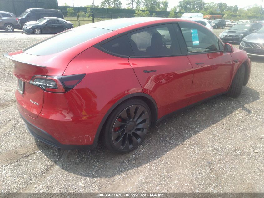 2021 TESLA MODEL Y PERFORMANCE - 5YJYGDEFXMF195017