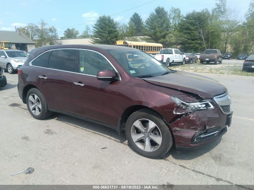 2014 ACURA MDX - 5FRYD4H29EB028133