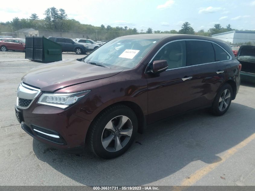 2014 ACURA MDX - 5FRYD4H29EB028133