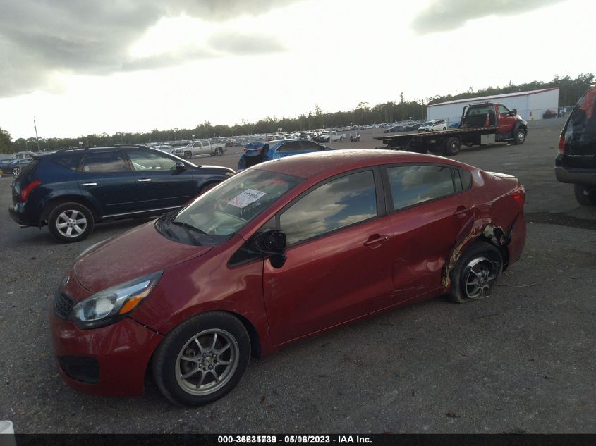 2014 KIA RIO LX - KNADM4A35E6327534