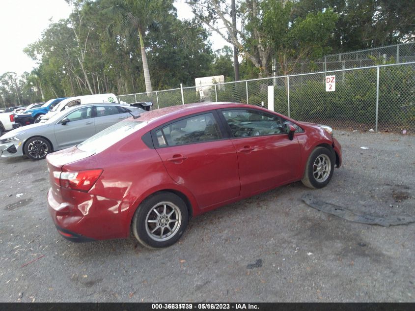 2014 KIA RIO LX - KNADM4A35E6327534