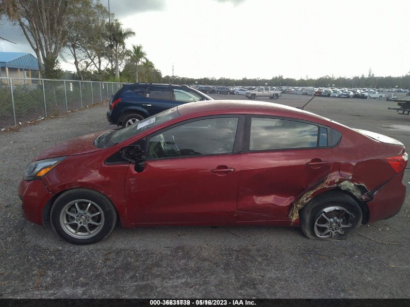 2014 KIA RIO LX - KNADM4A35E6327534