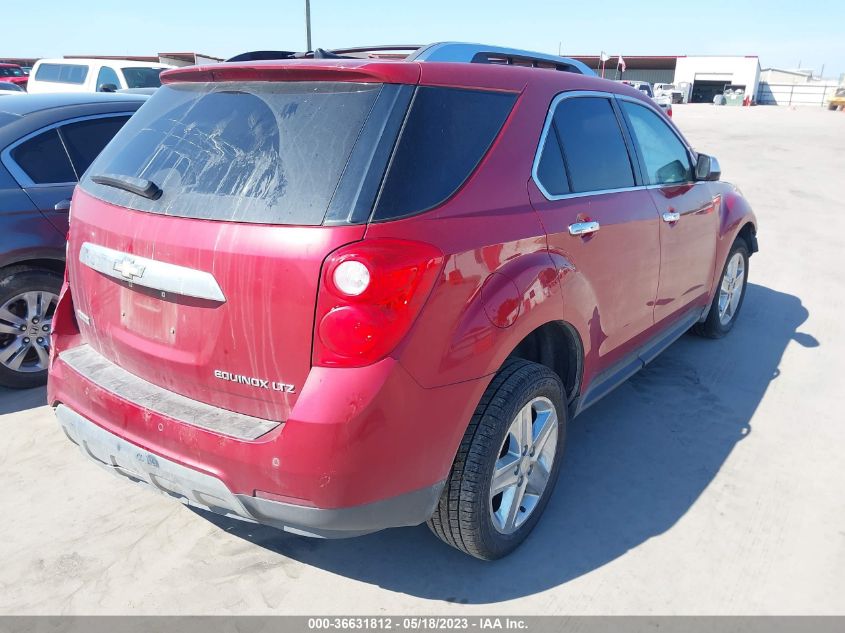 2014 CHEVROLET EQUINOX LTZ - 1GNALDEK4EZ122576