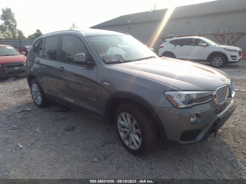 2016 BMW X3 XDRIVE28I - 5UXWX9C59G0D92294