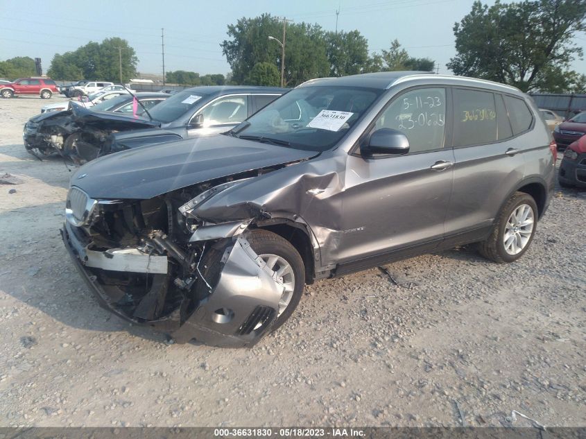 2016 BMW X3 XDRIVE28I - 5UXWX9C59G0D92294