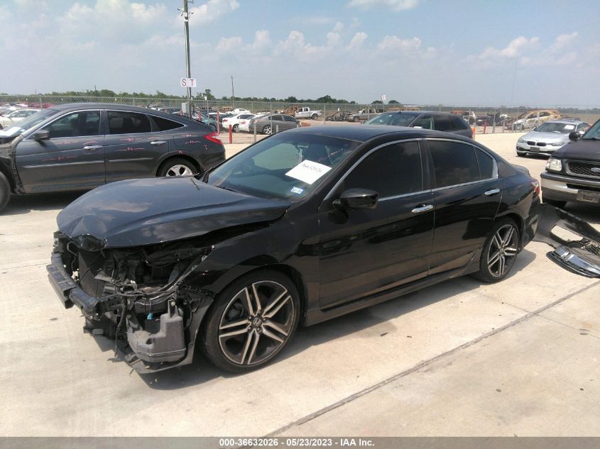 2017 HONDA ACCORD SEDAN SPORT - 1HGCR2F58HA112022