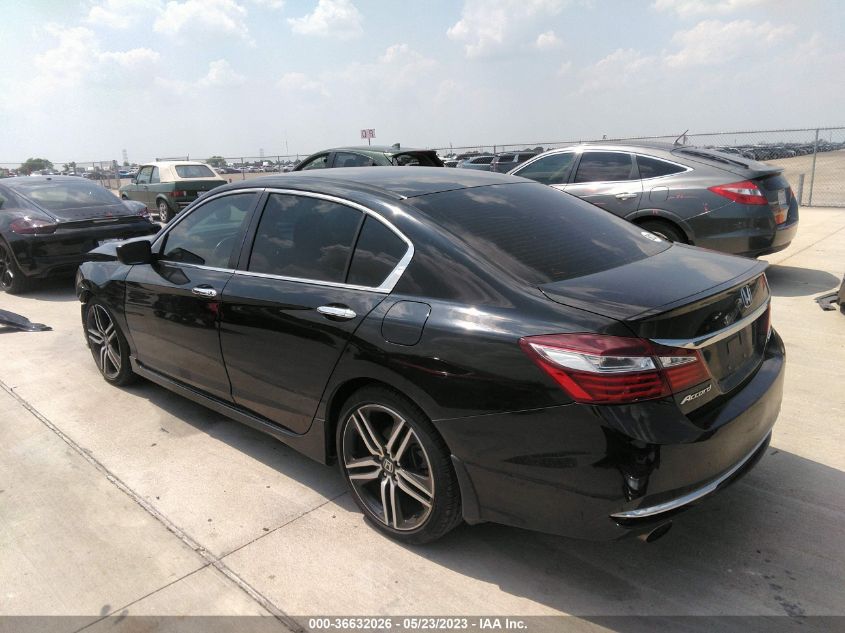 2017 HONDA ACCORD SEDAN SPORT - 1HGCR2F58HA112022