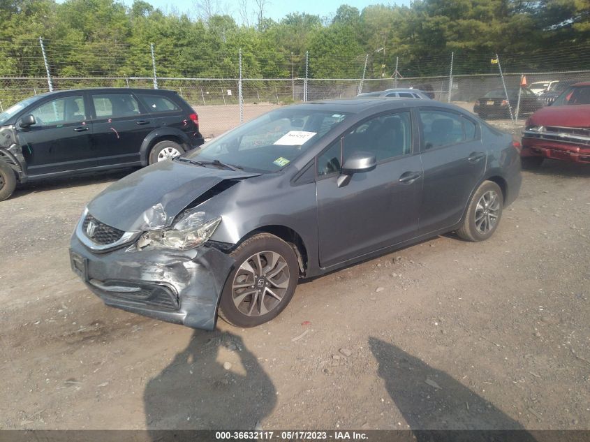 2013 HONDA CIVIC SDN EX - 19XFB2F80DE268072