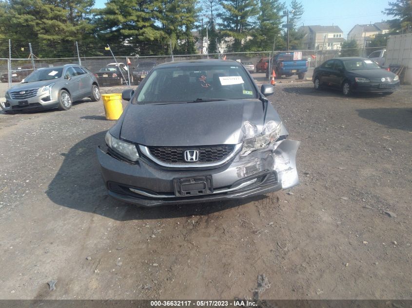 2013 HONDA CIVIC SDN EX - 19XFB2F80DE268072