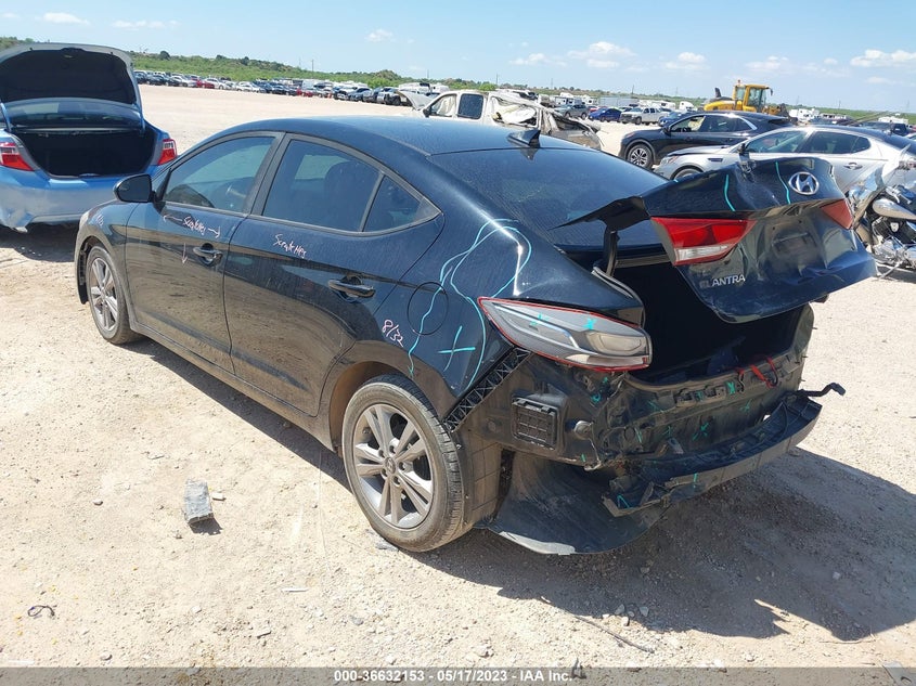 VIN KMHD84LF6HU102436 2017 HYUNDAI ELANTRA SE