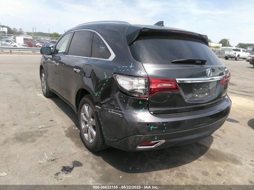 2014 ACURA MDX ADVANCE/ENTERTAINMENT PKG - 5FRYD4H82EB047272