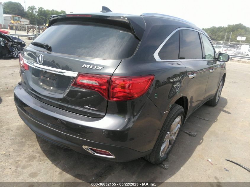 2014 ACURA MDX ADVANCE/ENTERTAINMENT PKG - 5FRYD4H82EB047272