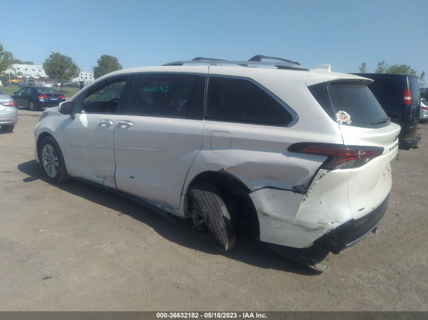 2021 TOYOTA SIENNA LIMITED/PLATINUM - 5TDESKFC5MS006800