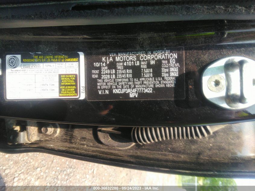 2015 KIA SOUL + - KNDJP3A54F7773422