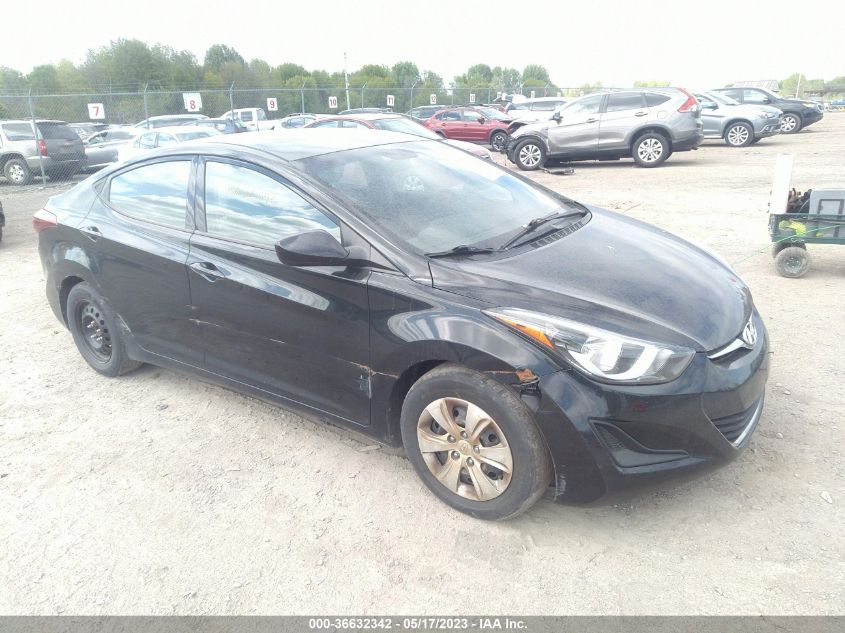 2016 HYUNDAI ELANTRA SE - 5NPDH4AE8GH759178