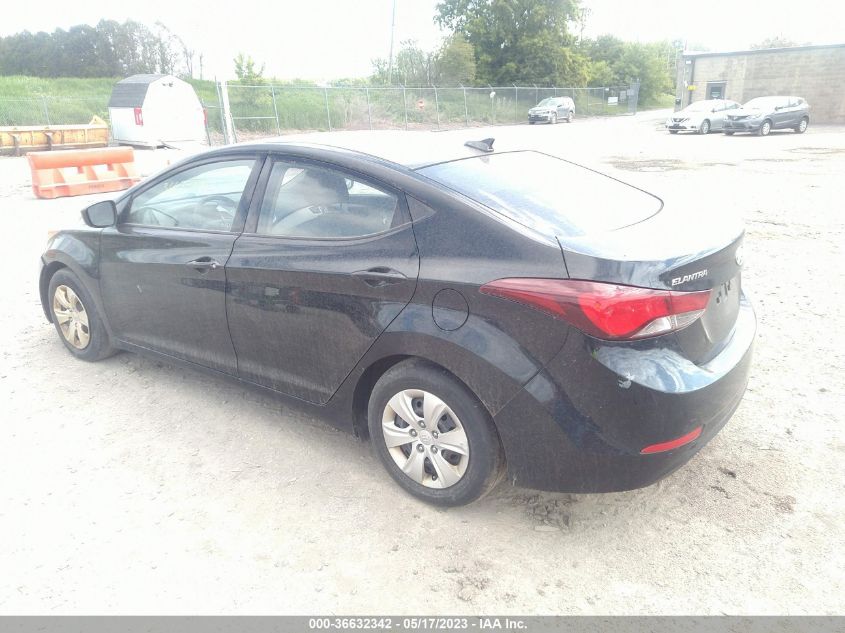 2016 HYUNDAI ELANTRA SE - 5NPDH4AE8GH759178
