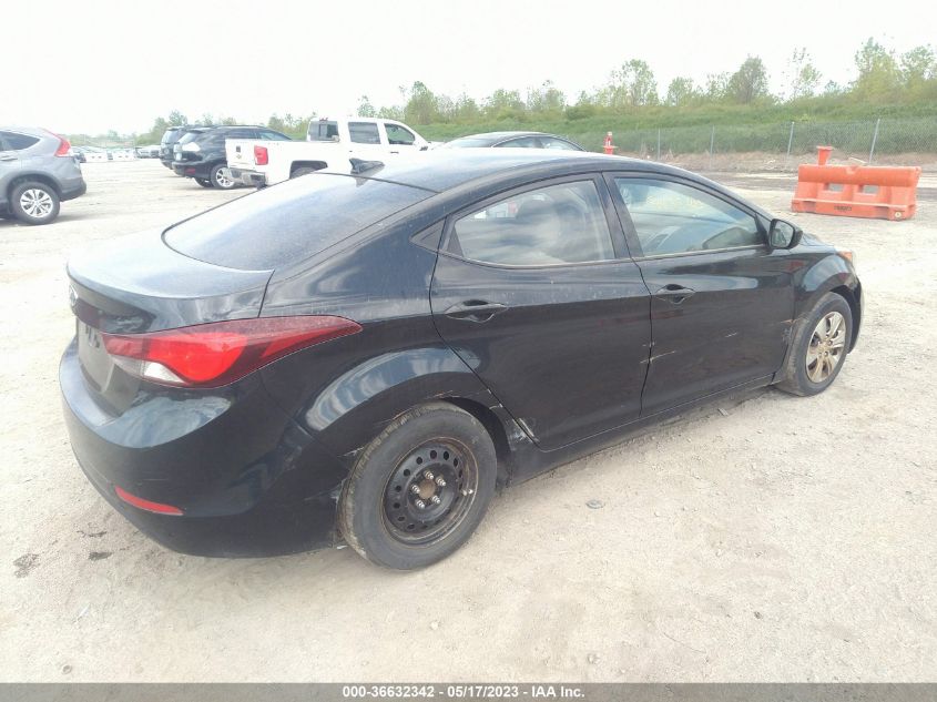 2016 HYUNDAI ELANTRA SE - 5NPDH4AE8GH759178